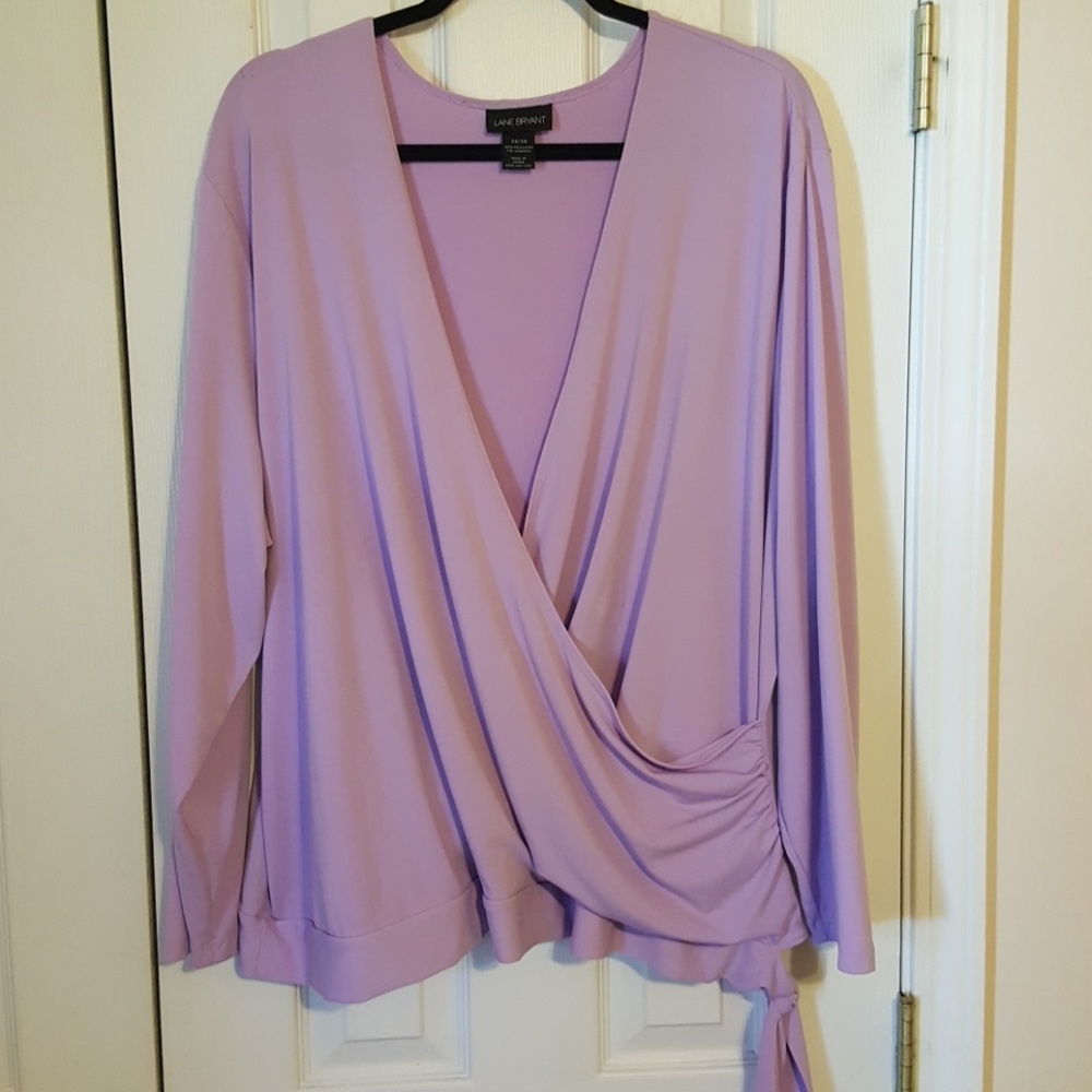 Lane Bryant Lavendar Top